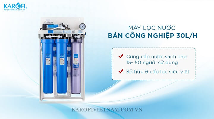 máy lọc nước bán công nghiệp 30l/h 