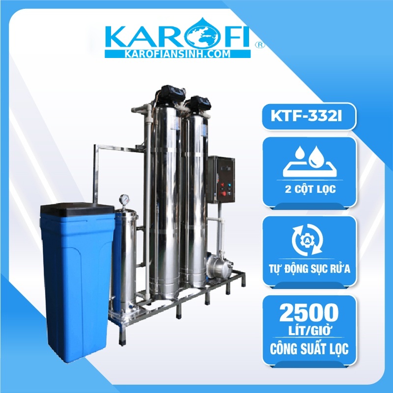 Hệ thống lọc tổng đầu nguồn Karofi KTF-332I